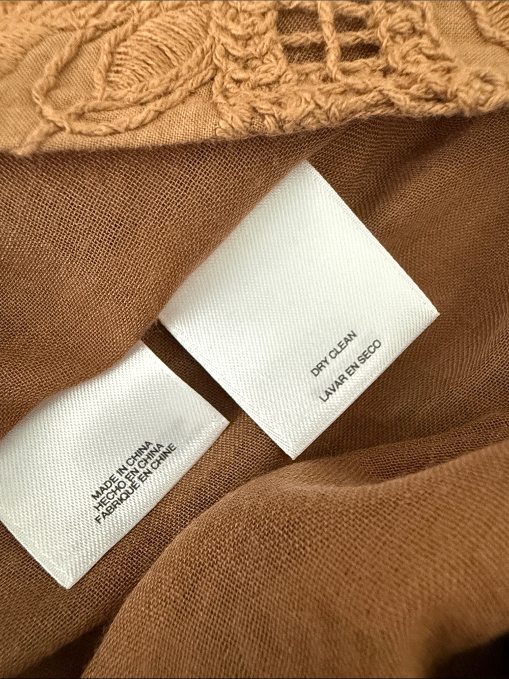 Anne Klein Sleeveless Embroidered Midi Dress in Tan - Picture 14 of 15